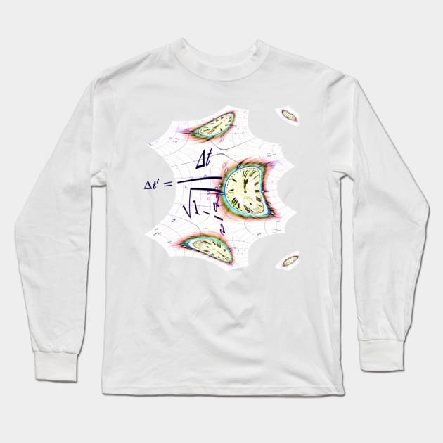 Moving clock Long Sleeve T-Shirt by GePadeSign